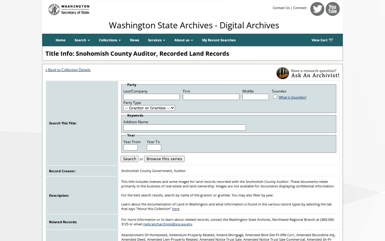 Mill Creek residents directory historical land collection